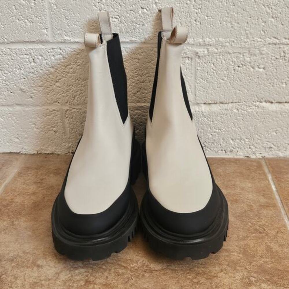All Saints Harlee Chunky Sole Leather Boots Size 39‎ - Picture 6 of 11